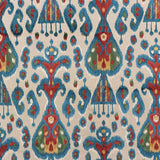 Schumacher Tabriz Ikat Velvet Multi Fabric - Eade's Wallpaper