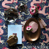 Schumacher Bixi Velvet Sapphire Fabric
