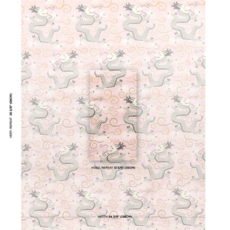 Schumacher Bixi Velvet Rose Quartz Fabric