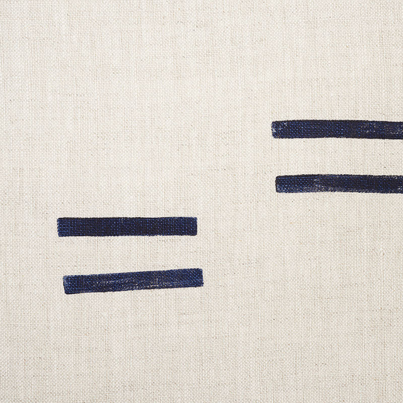 Schumacher Oaxaca Navy Fabric - Eade's Wallpaper