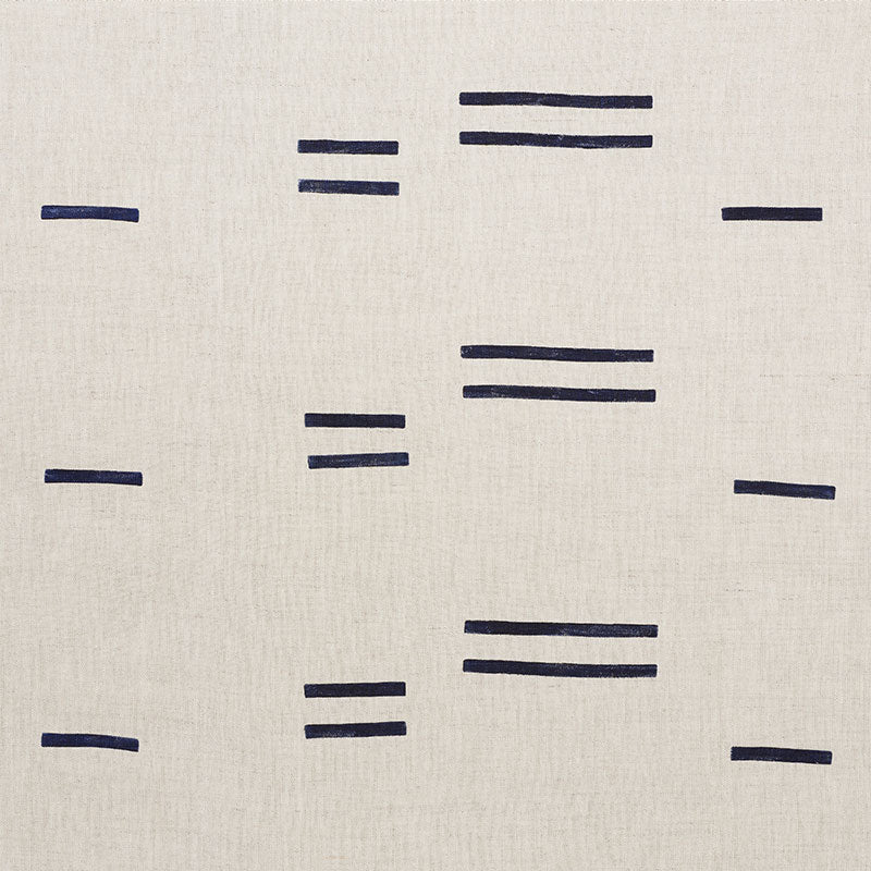 Schumacher Oaxaca Navy Fabric - Eade's Wallpaper