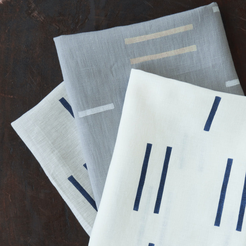 Schumacher Oaxaca Steel Fabric - Eade's Wallpaper