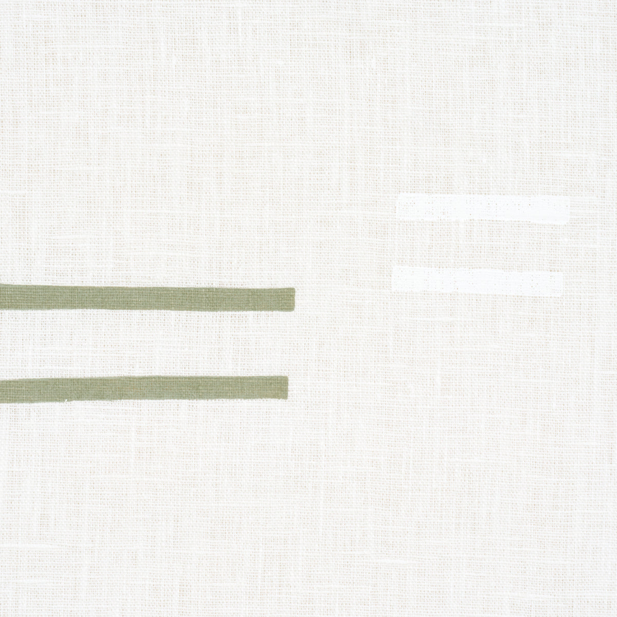 Schumacher 74003 OAXACA in GRASS ON WHITE Fabric - CAROLINE 