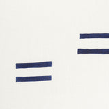 Schumacher Oaxaca Navy On White Fabric - Eade's Wallpaper