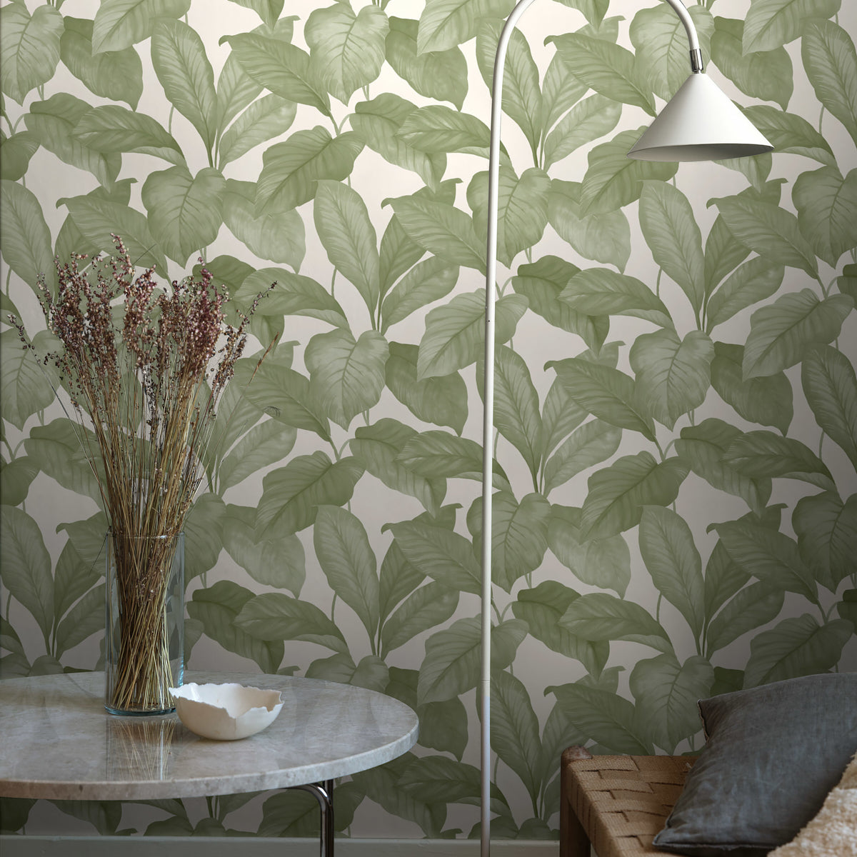 Schumacher 7402 BO in LEAF Wallpaper - BORÃ…STAPETER