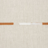 Schumacher Overlapping Dashes Brown & White Fabric - Eade's Wallpaper