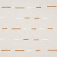 Schumacher Overlapping Dashes Brown & White Fabric - Eade's Wallpaper