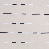 Schumacher Overlapping Dashes Navy Fabric - Eade's Wallpaper