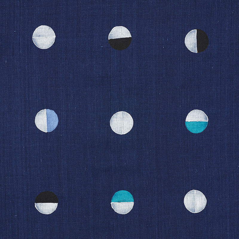 Schumacher Joshua Tree Indigo Moons Fabric