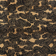 Schumacher Sozan Velvet Gold & Onyx Fabric - Eade's Wallpaper