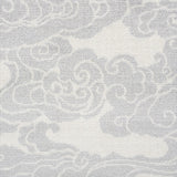 Schumacher Sozan Velvet Platinum Fabric - Eade's Wallpaper