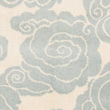 Schumacher Sozan Velvet Mist Fabric - Eade's Wallpaper