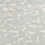 Schumacher Sozan Velvet Mist Fabric - Eade's Wallpaper
