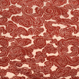 Schumacher Sozan Velvet Cinnabar Fabric - Eade's Wallpaper