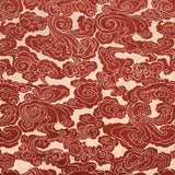 Schumacher Sozan Velvet Cinnabar Fabric - Eade's Wallpaper