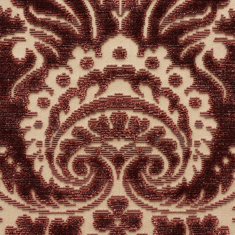 Schumacher Morimont Velvet Rosewood Fabric - Eade's Wallpaper