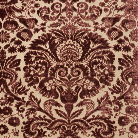 Schumacher Morimont Velvet Rosewood Fabric - Eade's Wallpaper