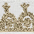 Schumacher 74150 Noelia Embroidered Tape in IVORY Trim - OTT