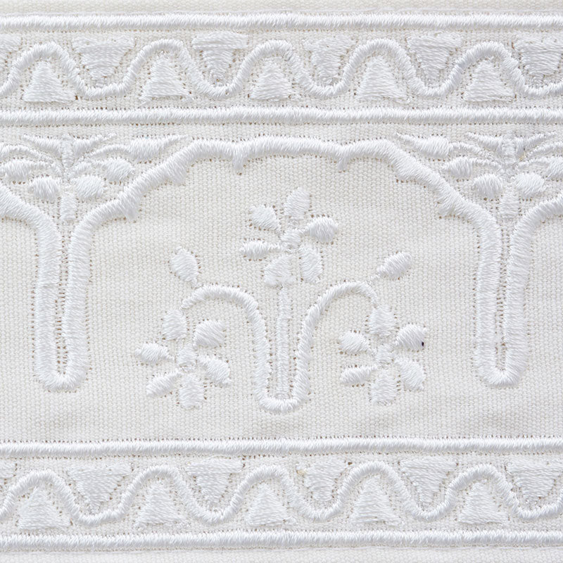 Schumacher 74190 NIKOLA TAPE in IVORY Trim - OTTOMAN CHIC