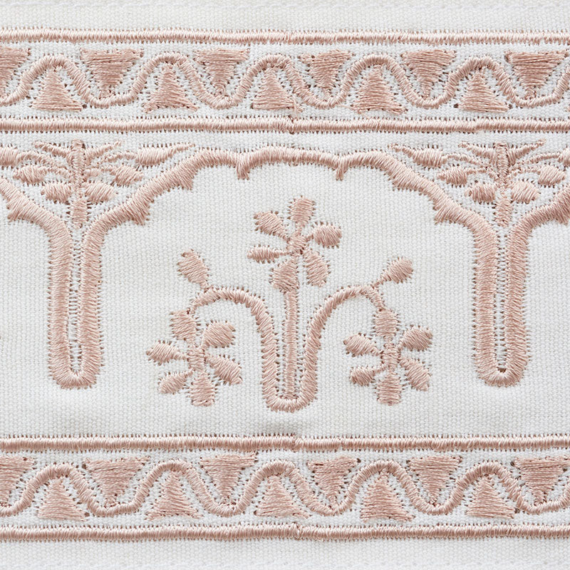 Schumacher 74191 NIKOLA TAPE in BLUSH Trim - OTTOMAN CHIC