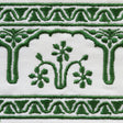 Schumacher 74192 NIKOLA TAPE in EMERALD Trim - OTTOMAN CHIC