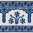 Schumacher 74193 NIKOLA TAPE in SAPPHIRE Trim - OTTOMAN CHIC
