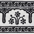 Schumacher 74194 NIKOLA TAPE in BLACK Trim - OTTOMAN CHIC