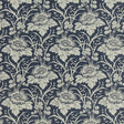 Schumacher 741N59 LOUISA in INDIGO Fabric - RAOUL TEXTILES