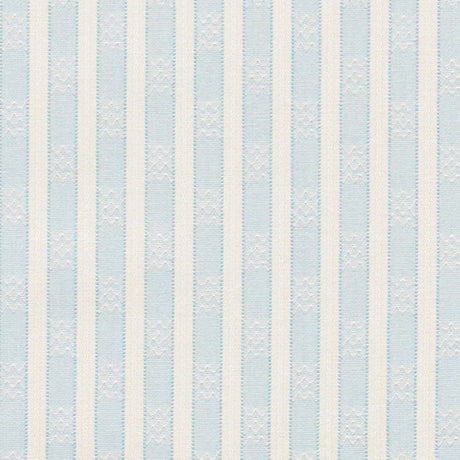 Schumacher Beverly Stripe China Blue Fabric