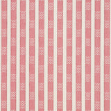 Schumacher Beverly Stripe Red Fabric