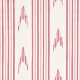 Schumacher Santa Barbara Ikat Pink Fabric - Eade's Wallpaper