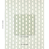 Schumacher Santa Barbara Ikat Leaf Green Fabric - Eade's Wallpaper