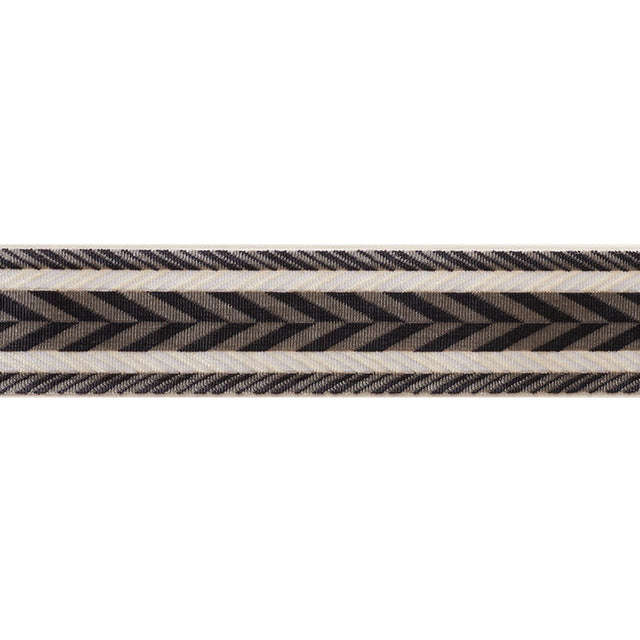 Schumacher 74260 STINSON TAPE in ONYX Trim - RELAXED GLAMOUR