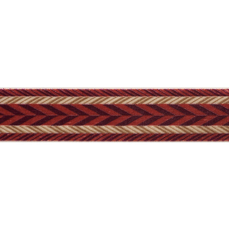 Schumacher 74261 STINSON TAPE in RUBY Trim - RELAXED GLAMOUR