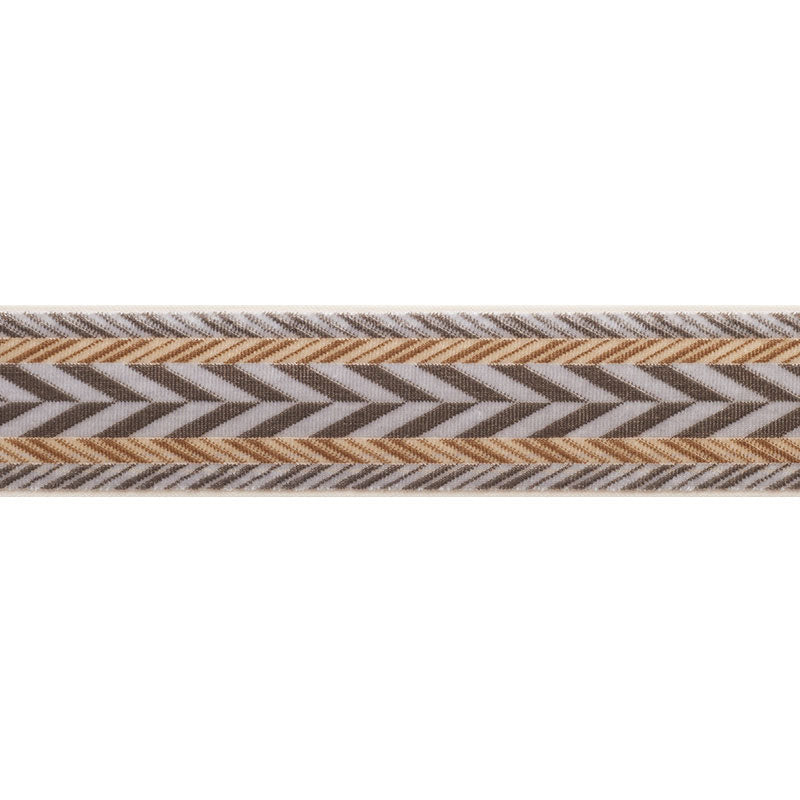 Schumacher 74264 STINSON TAPE in FLAX Trim - RELAXED GLAMOUR