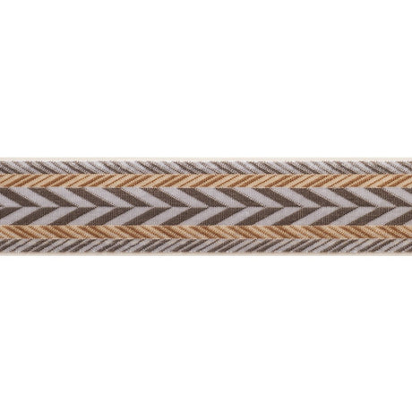 Schumacher 74264 STINSON TAPE in FLAX Trim - RELAXED GLAMOUR