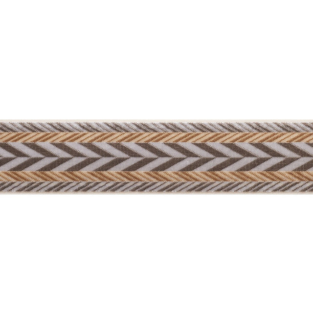 Schumacher 74264 STINSON TAPE in FLAX Trim - RELAXED GLAMOUR