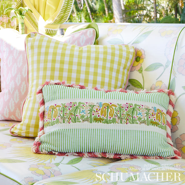 Schumacher 74320 ROUSSEAU TAPE in CITRON Trim - STATEMENT TA