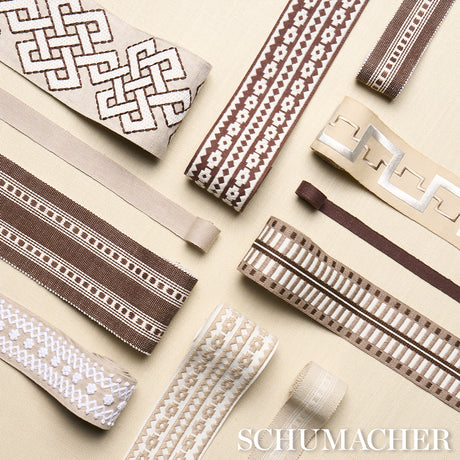 Schumacher 74350 TURRET TAPE in CHAMPAGNE Trim - STATEMENT T