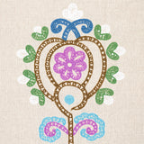 Schumacher Estrella Embroidery Jewel Fabric