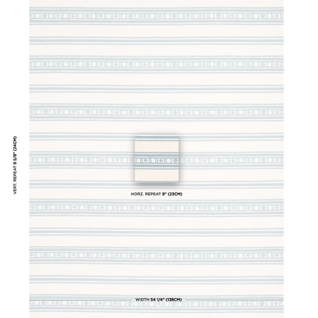 Schumacher Buena Vista Sky Fabric