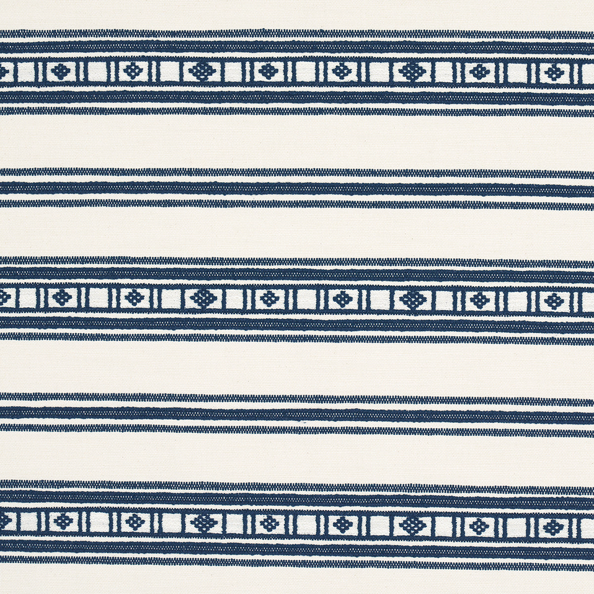 Schumacher Buena Vista Indigo Fabric