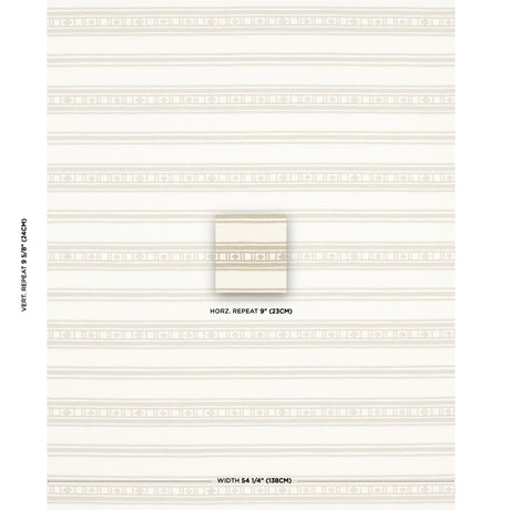 Schumacher Buena Vista Wheat Fabric