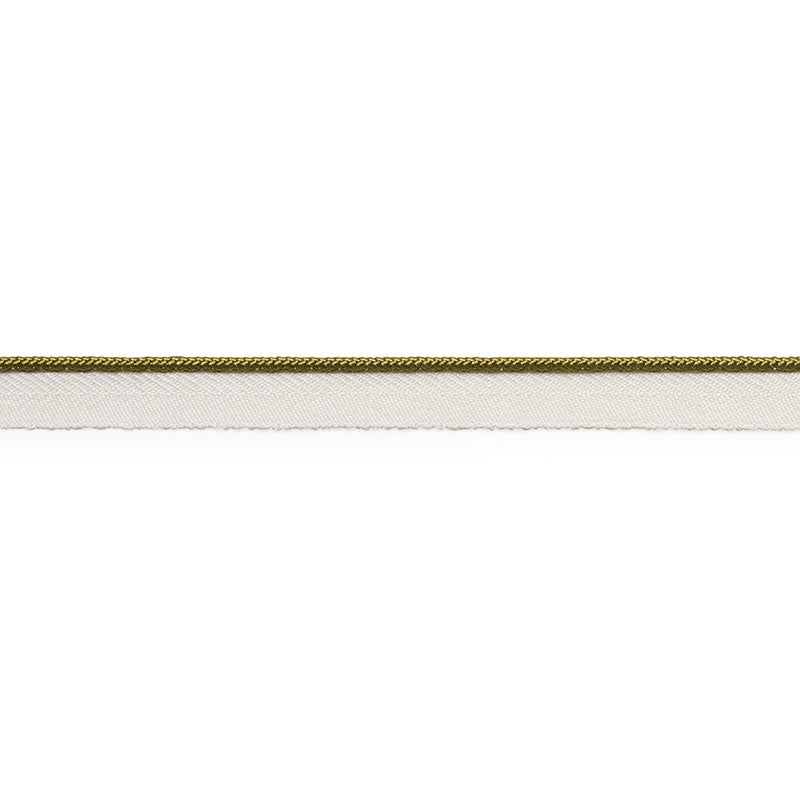 Schumacher 74525 GUSTAVE SILK LIP CORD NARROW in OLIVE Trim 