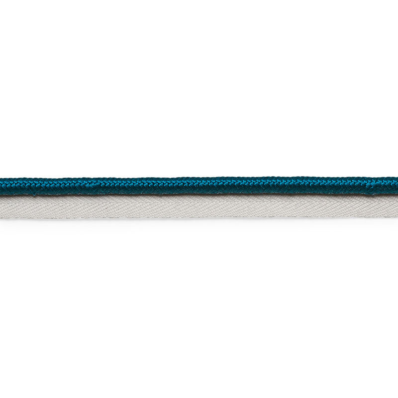 Schumacher 74567 GUSTAVE SILK LIP CORD WIDE in PEACOCK Trim 