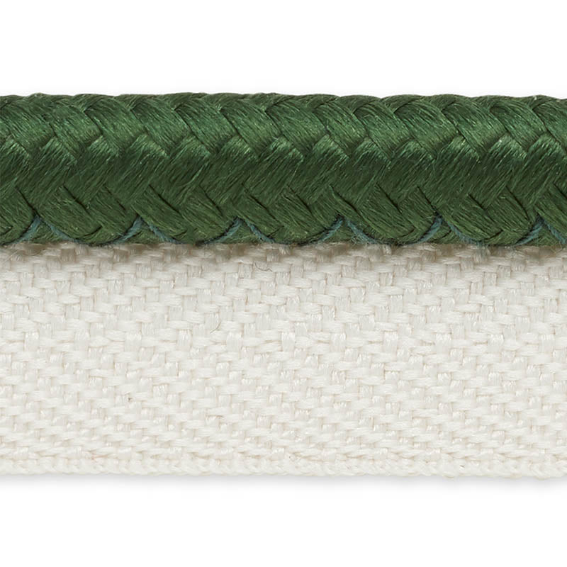 Schumacher 74574 GUSTAVE SILK LIP CORD WIDE in EMERALD Trim 