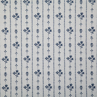 Pindler FLORAL STRIPE DENIM 7457 Fabric - Fabric Collection