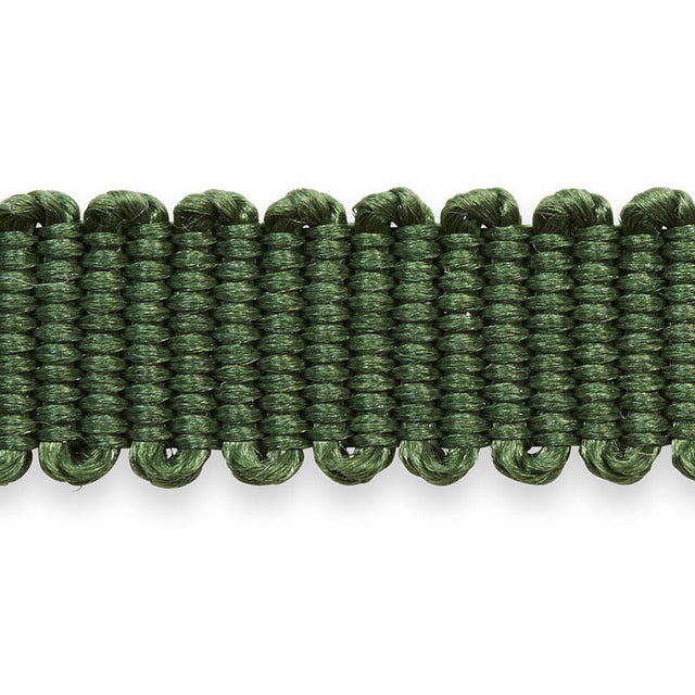 Schumacher 74634 PIERRE SILK GIMP EXTRA NARROW in EMERALD Tr