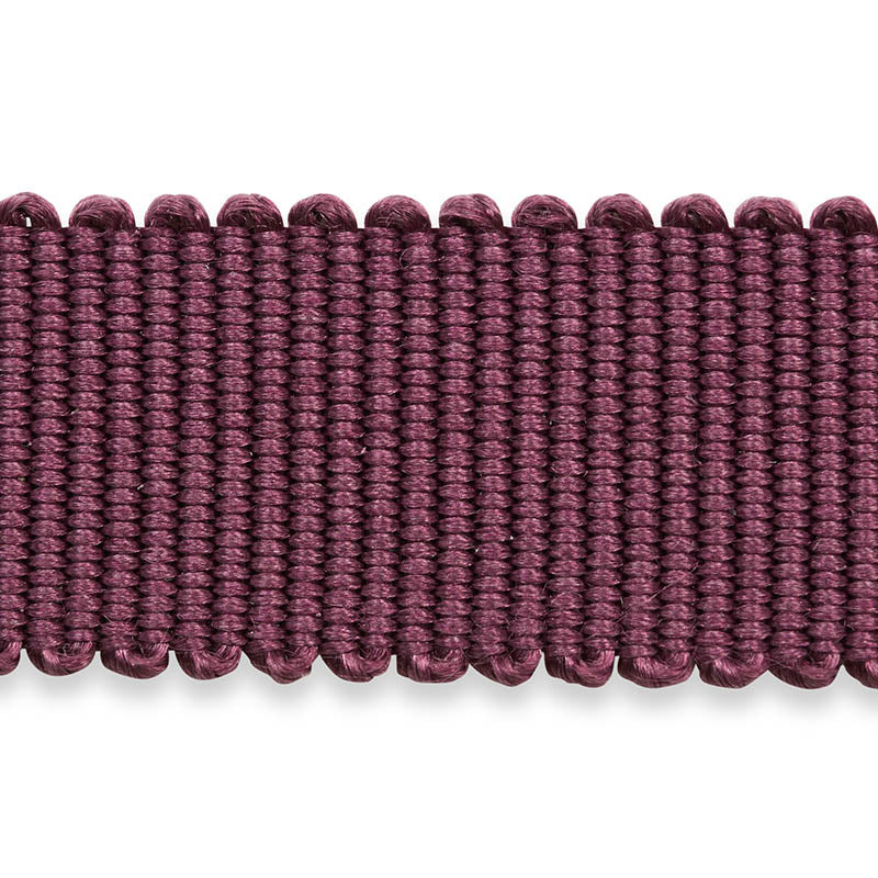Schumacher 74655 PIERRE SILK GIMP NARROW in EGGPLANT Trim - 