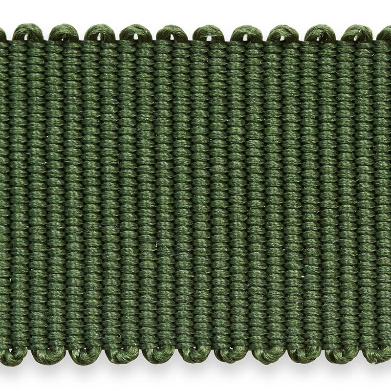 Schumacher 74674 PIERRE SILK GIMP MEDIUM in EMERALD Trim - P